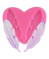 MOLDE PLUMAS PLANAS PEQUEÑAS