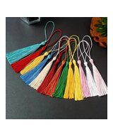 BORLAS  COLGANTES MULTICOLORES 10 UNIDADES