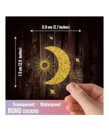 ETIQUETAS HOLOGRAFICAS PATRONES MISTICOS X 10 UNIDADES