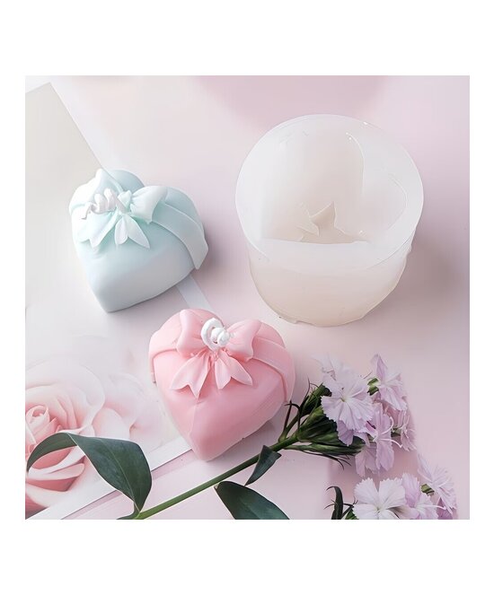 MOLDE DE CORAZON REGALO 3D