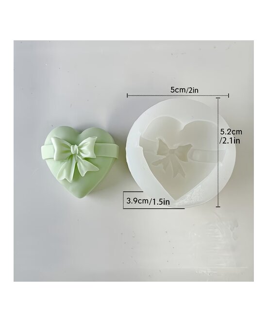 MOLDE DE CORAZON REGALO 3D