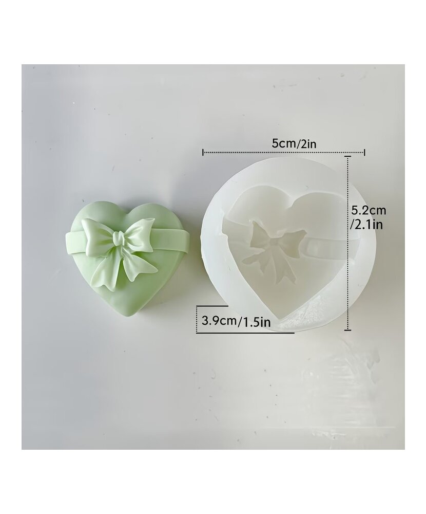 MOLDE DE CORAZON REGALO 3D
