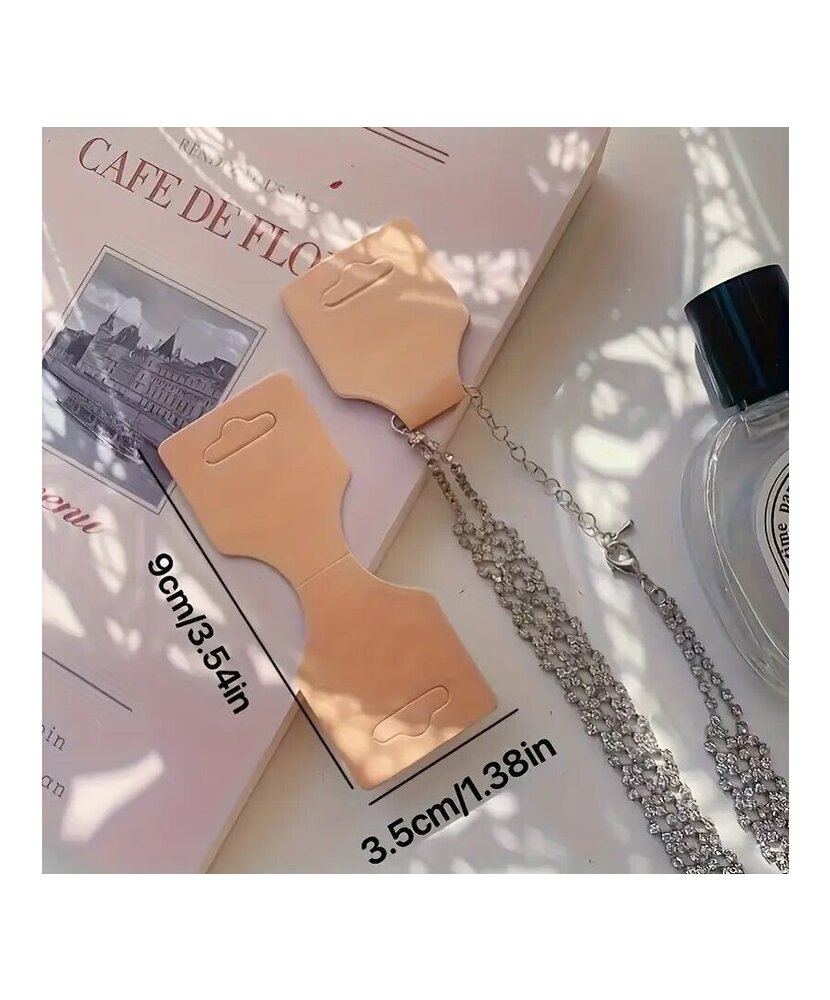 TARJETAS DE EXHIBICION BLANCA PARA ACCESORIOS x 20 UNIDADES