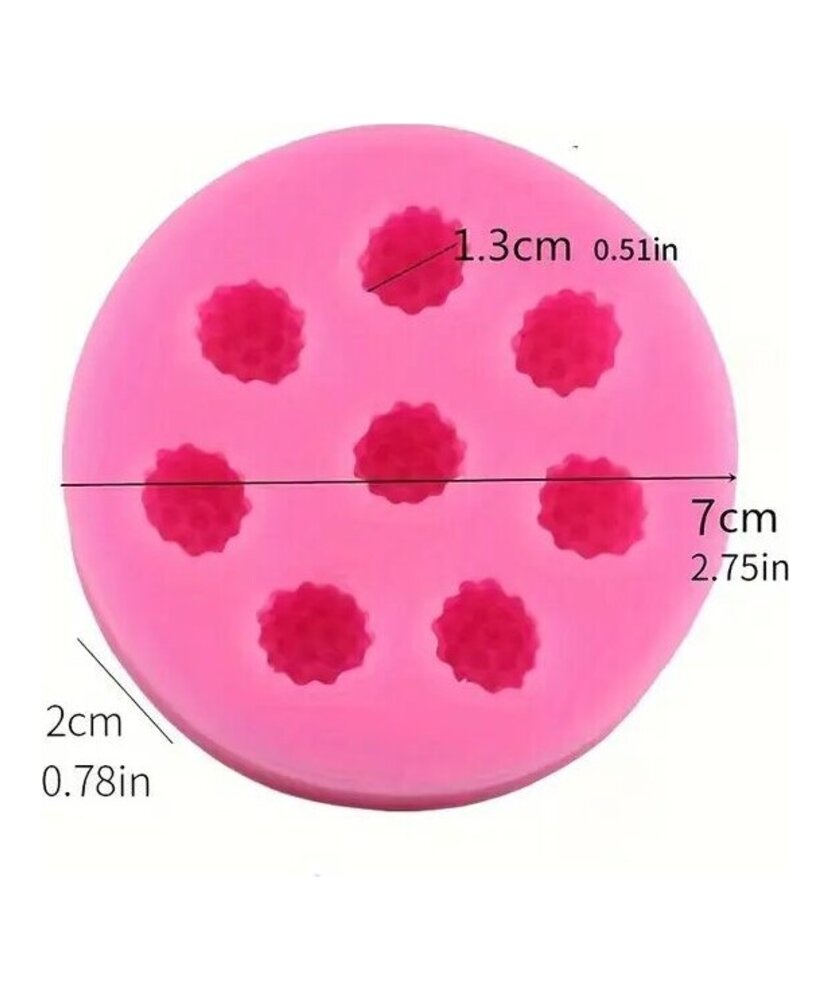 MOLDE DE FRAMBUESA 8 CAVIDADES