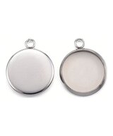 BASES REDONDAS PARA ZARCILLOS, PULSERAS, COLLARES. 5 UNIDADES