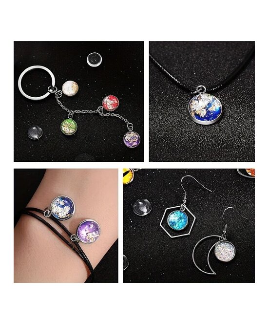 BASES REDONDAS PARA ZARCILLOS, PULSERAS, COLLARES. 5 UNIDADES