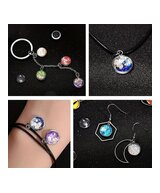 BASES REDONDAS PARA ZARCILLOS, PULSERAS, COLLARES. 5 UNIDADES