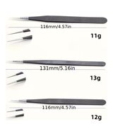 PINZAS DE PRECISION PARA MANUALIDADES 6 UNIDADES