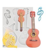 MOLDE FIGURAS MUSICALES PLANAS 4 CAVIDADES