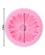 MOLDE DE CRISANTEMO PEQUEÑO PLANO