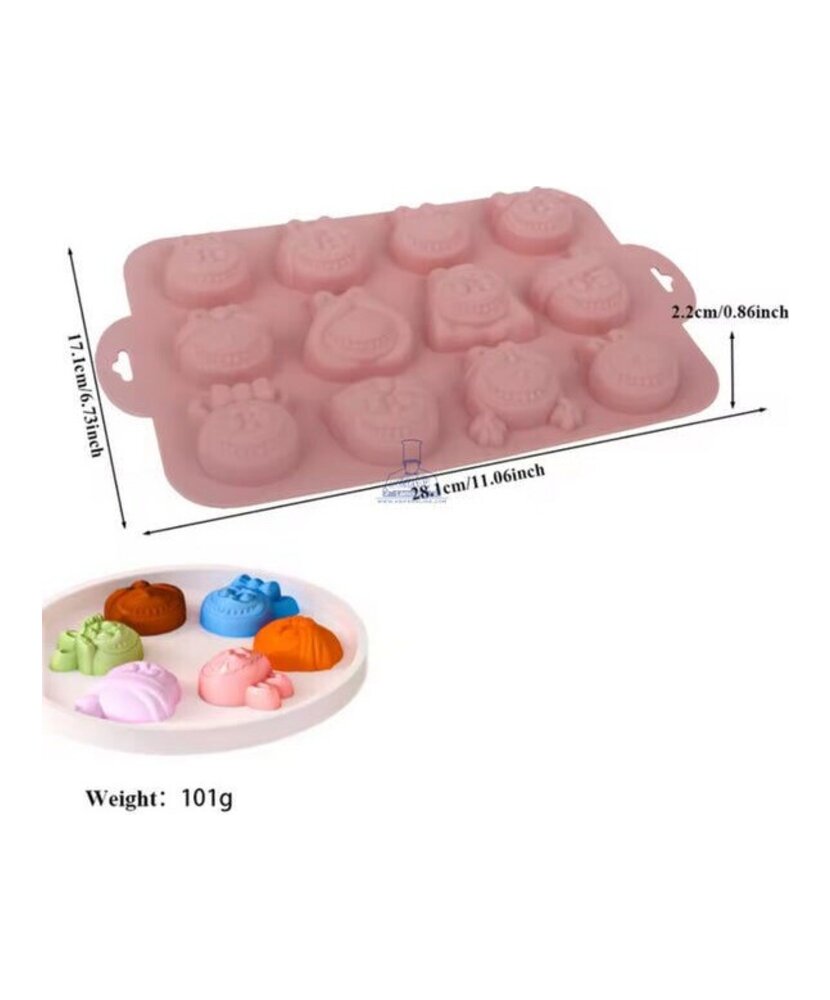 MOLDE DE CRISANTEMO PEQUEÑO PLANO