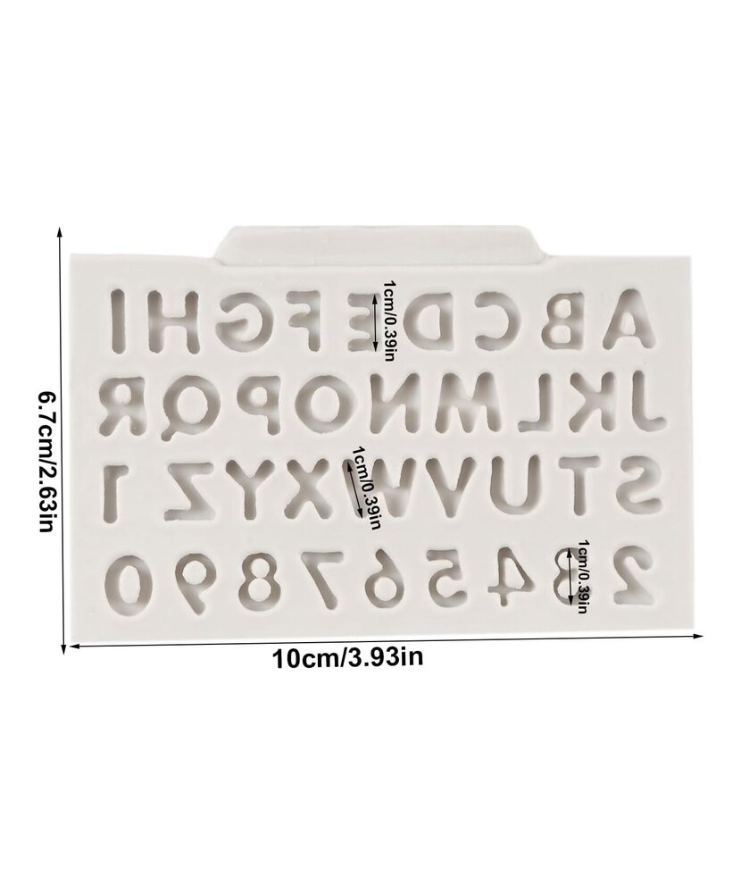 MOLDE MINI ABECEDARIO PLANO