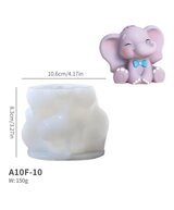 MOLDE ELEFANTE ELEGANTE GRANDE 3D