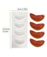 MOLDE RODAJAS DE MANDARINA 4 CAVIDADES