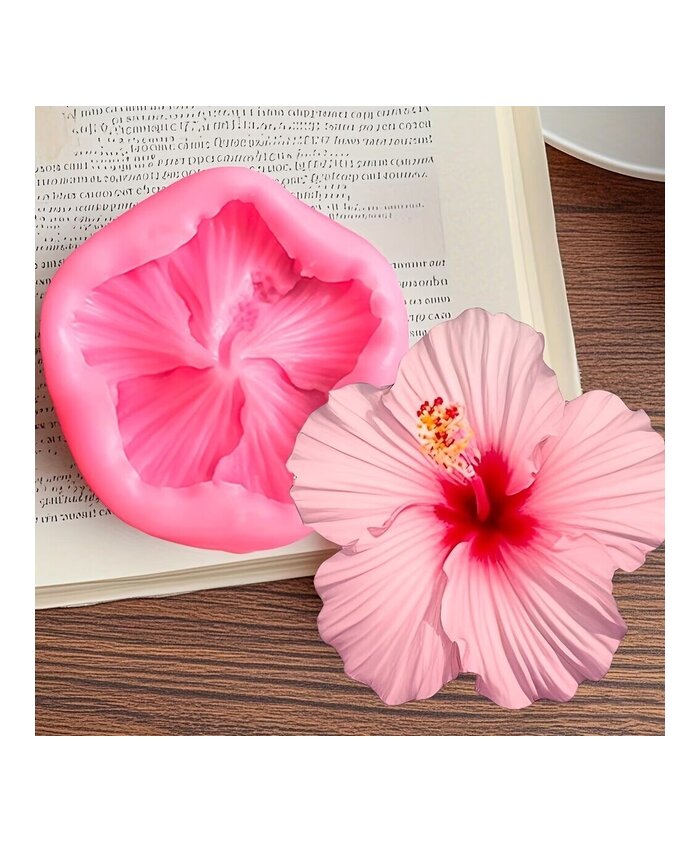 MOLDE FLOR DE CAYENA PLANA PEQUEÑA