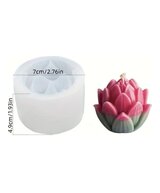 MOLDE FLOR DE LOTUS 3D  GRANDE