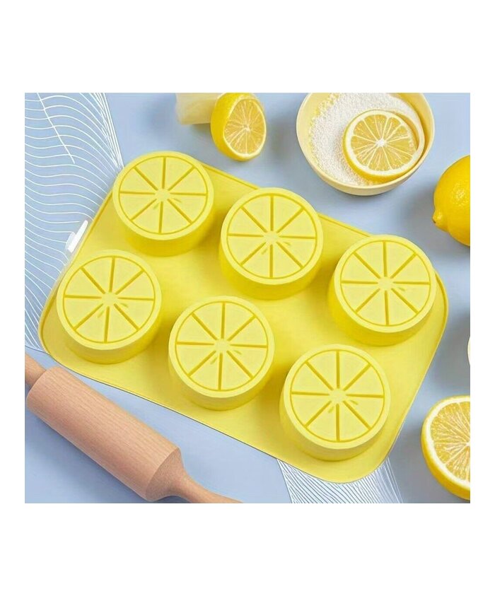 MOLDE RODAJAS LIMON PLANAS 6 CAVIDADES