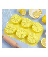 MOLDE RODAJAS LIMON PLANAS 6 CAVIDADES