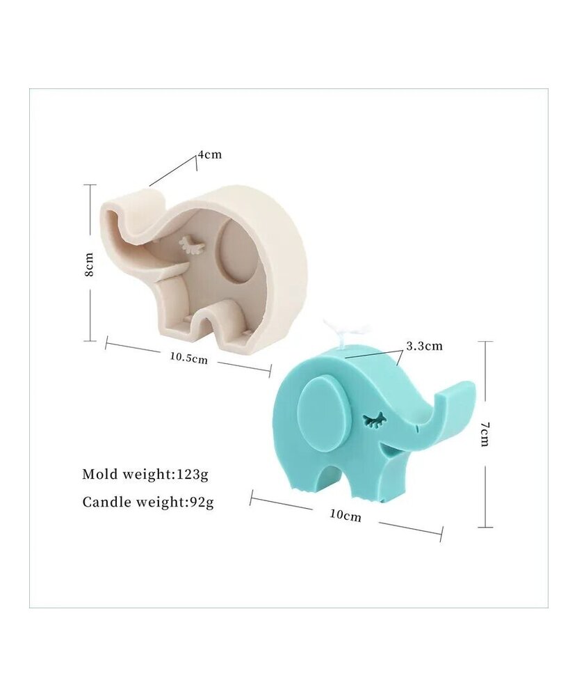 MOLDE DE ELEFANTE GRANDE PLANO