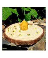MOLDE PANAL ABEJA OVALADA