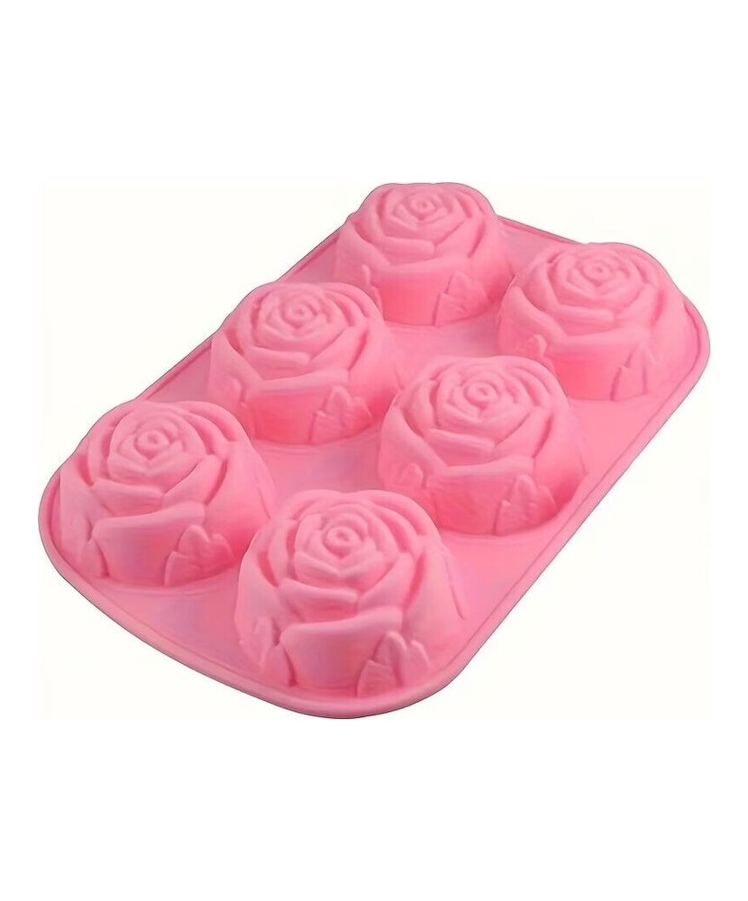MOLDE ROSAS 6 CAVIDADES