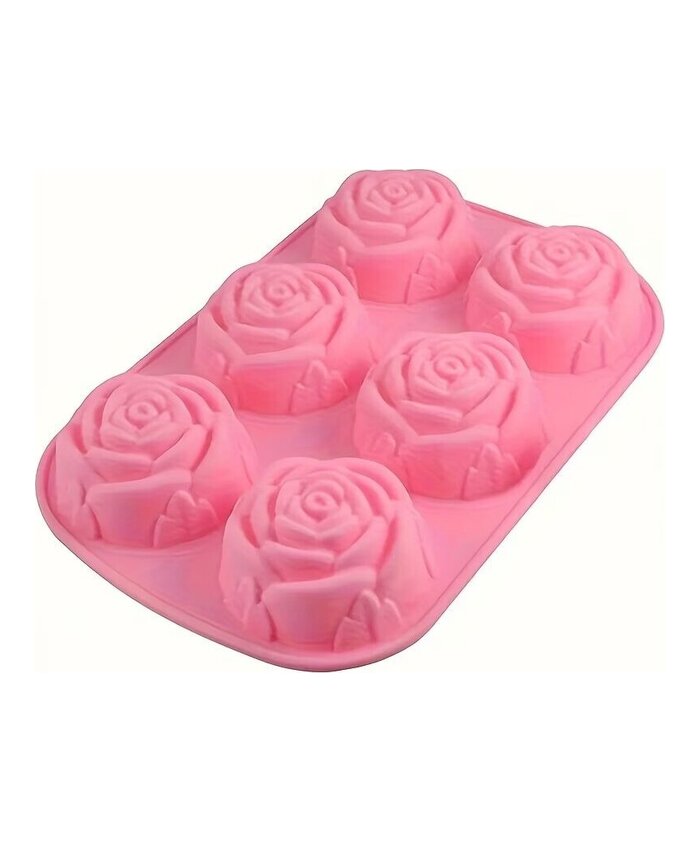 MOLDE ROSAS 6 CAVIDADES