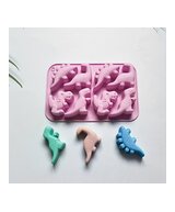 MOLDE DINOSAURIOS 8 CAVIDADES PLANO