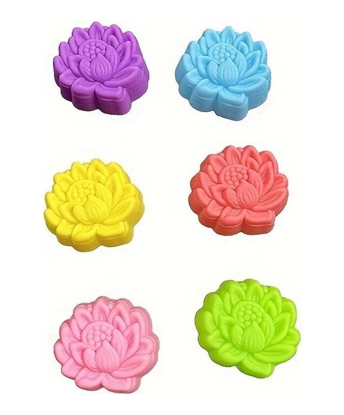 MOLDE FLOR DE LOTUS PLANAS PEQUEÑAS
