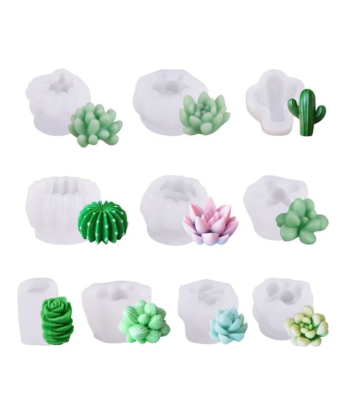 MOLDE CACTUS 10 PIEZAS