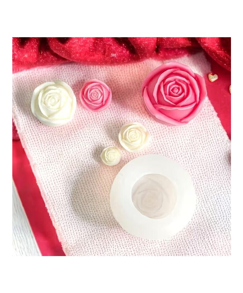 MOLDE MINI ROSA 3D