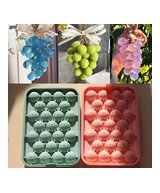 MOLDE RACIMO DE UVAS 25 CAVIDADES  MAS REGALO SILICONA