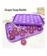 MOLDE RACIMO DE UVAS 25 CAVIDADES  MAS REGALO SILICONA
