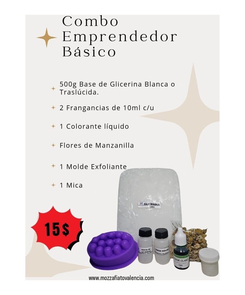 (A) COMBO EMPREDEDOR  BASICO JABONES
