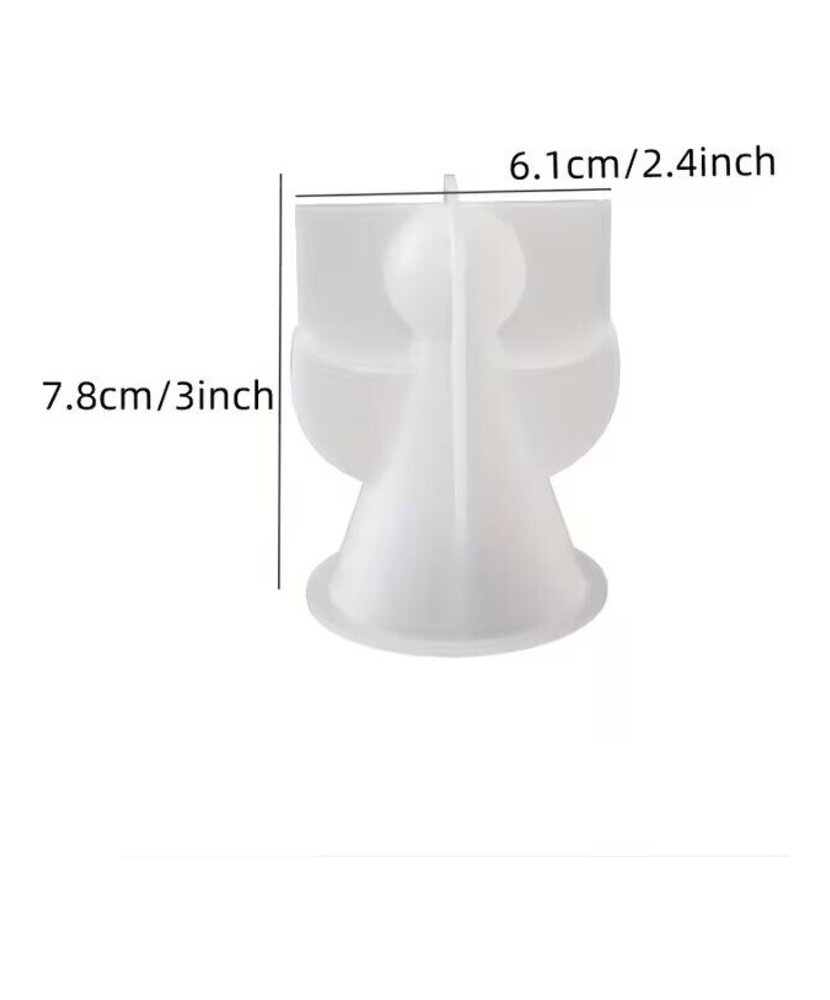 MOLDE ANGEL LISO PEQUEÑO 3D