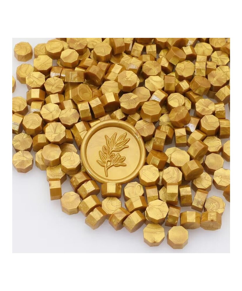 SELLO LACRE DORADO 10 UNIDADES