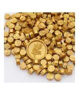 SELLO LACRE DORADO 10 UNIDADES