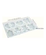 MOLDE PIEZAS DE BEBE PLANO 8 CAVIDADES