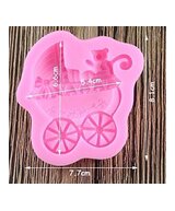 MOLDE COCHE DE BEBE PLANO