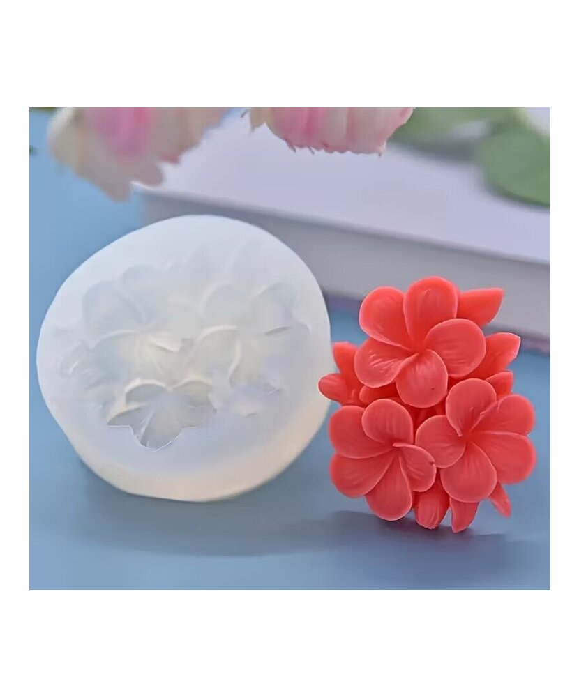 MOLDE FLORES EN 3 CAPAS