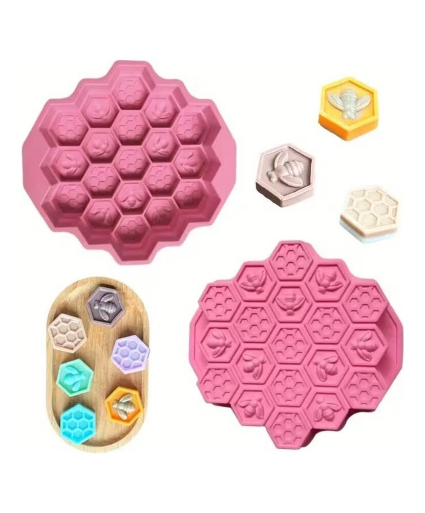 MOLDE PANAL DE ABEJA GRANDE 19 CAVIDADES