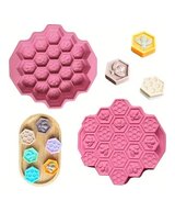 MOLDE PANAL DE ABEJA GRANDE 19 CAVIDADES