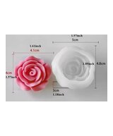 MOLDE ROSA ABIERTA 3D PEQUEÑA