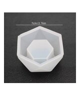 MOLDE MACETA HEXAGONAL BAJA