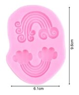 MOLDE ARCOIRIS PLANO 2 CAVIDADES