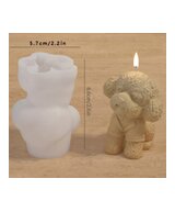 MOLDE DE PERRO POODLE 3D