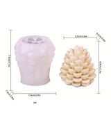 MOLDE PIÑITA NAVIDAD 3D