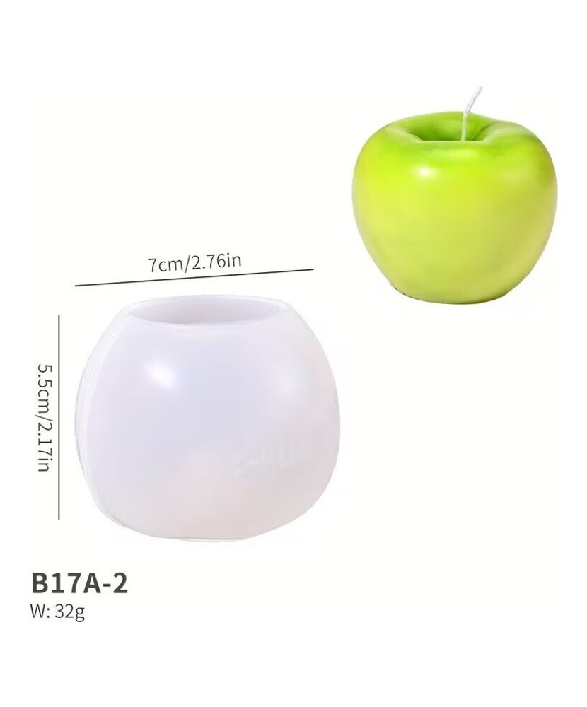 MOLDE MANZANA 3D