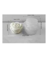 MOLDE ROSA 3D PEQUEÑA