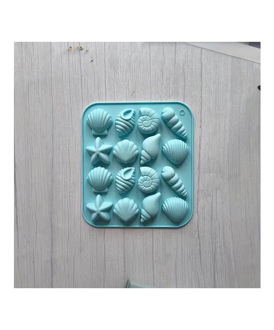 MOLDE PIEZAS MARINAS 2D 16 CAVIDADES