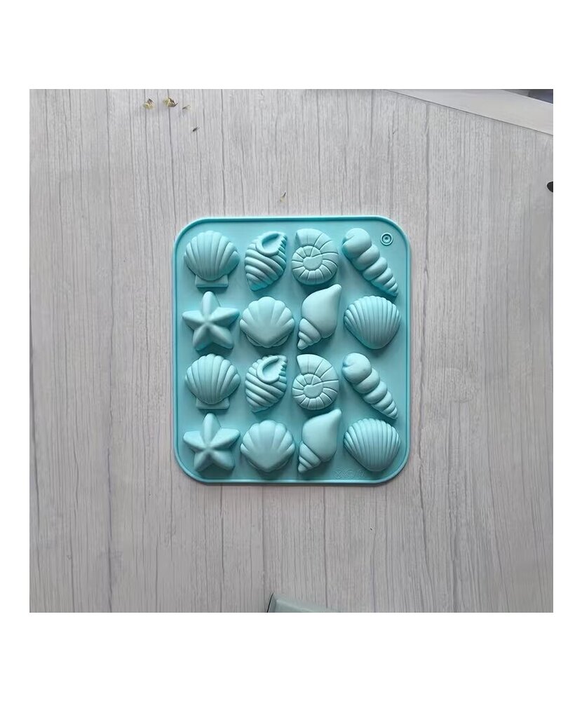 MOLDE PIEZAS MARINAS 2D 16 CAVIDADES
